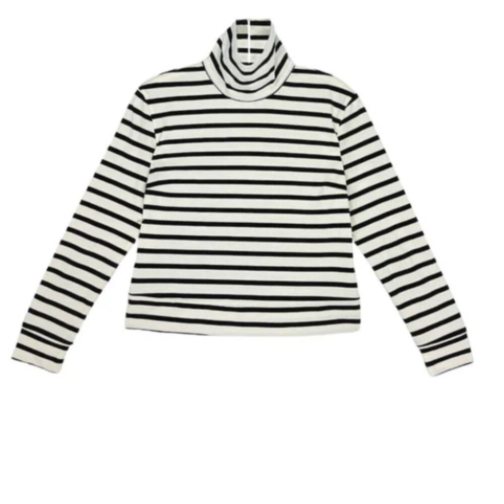 Buru Cream and Ivory Diane Turtleneck